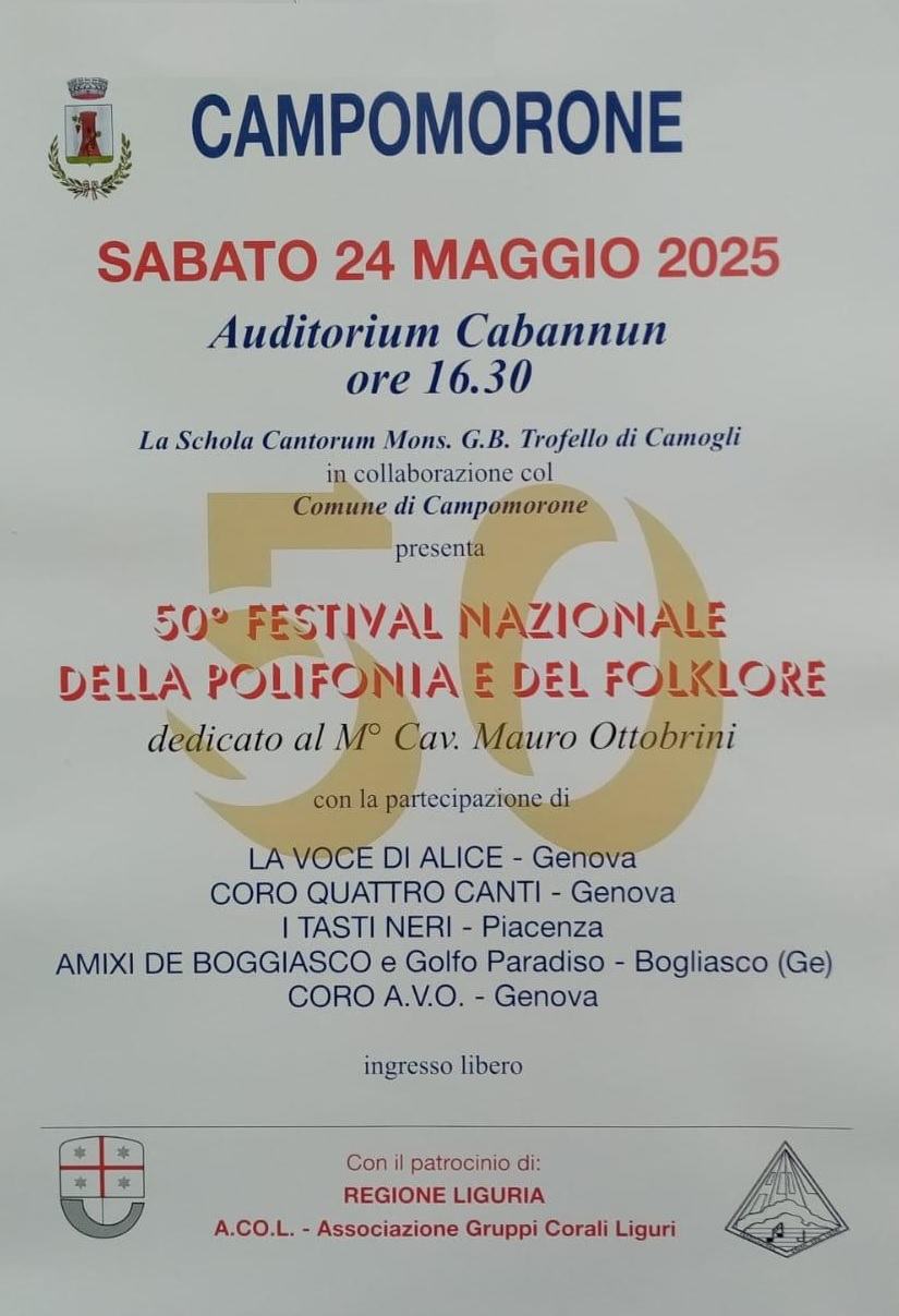 CORO DEGLI AFASICI - CAMPOMORONE 2025