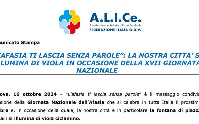 GIORNATA DELL'AFASIA