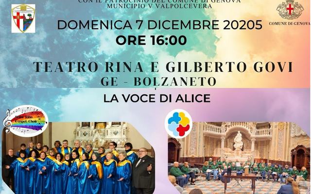 SPETTACOLO DEL CORO DI A.L.I.CE. LIGURIA