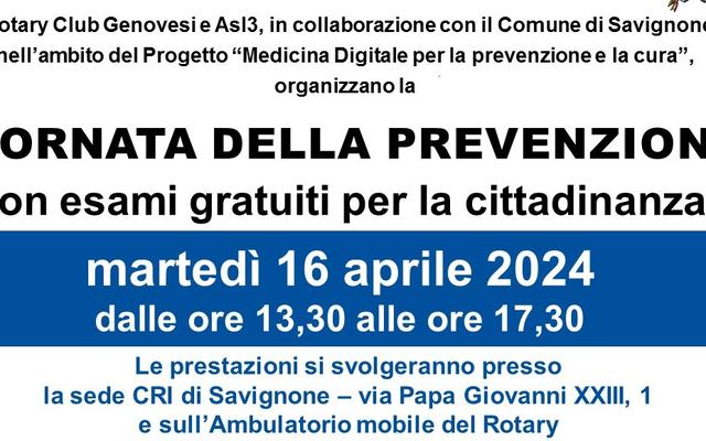 SCREENING A SAVIGNONE (GE)