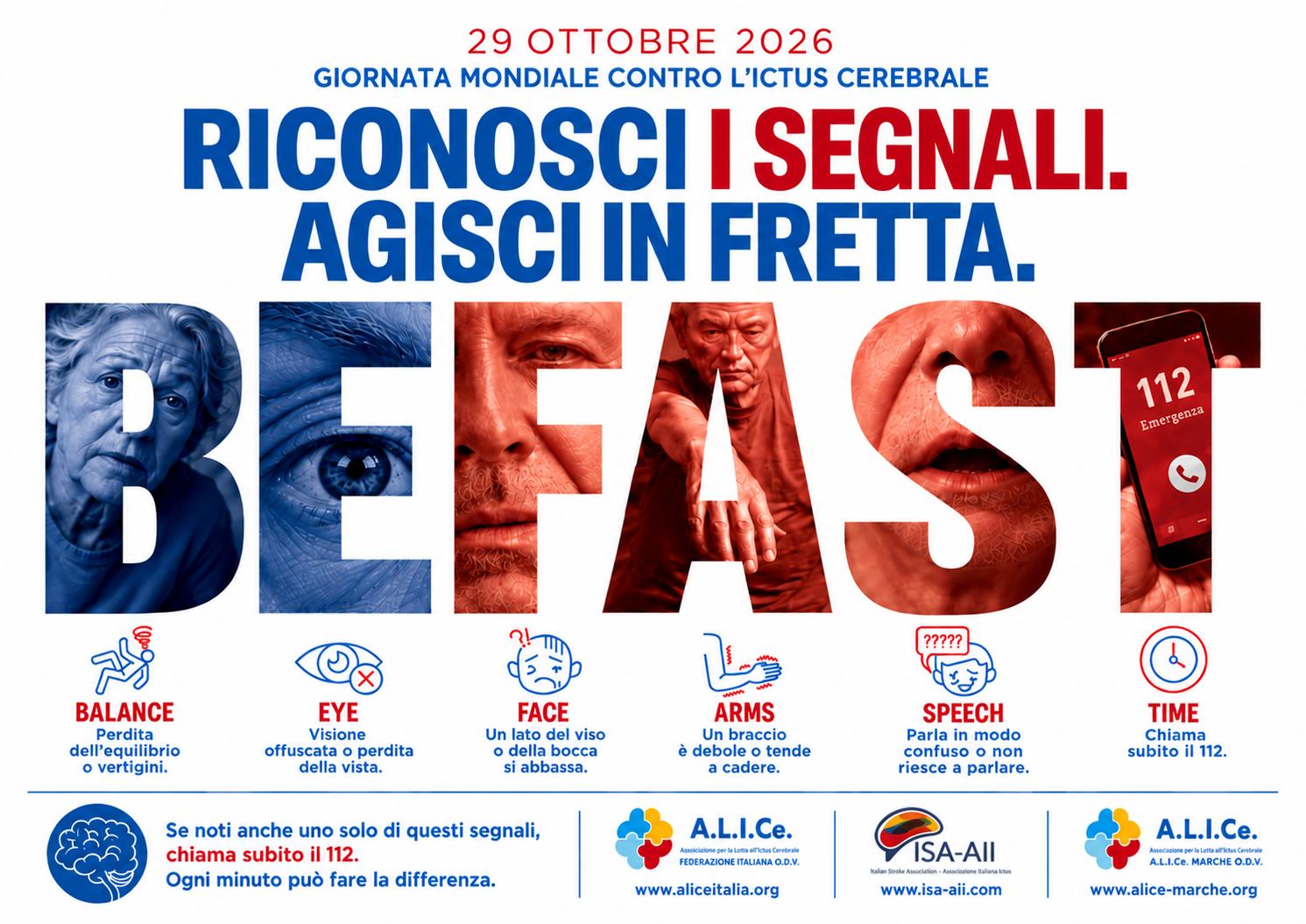 29 OTTOBRE 2026 - GIORNATA MONDIALE DELL'ICTUS