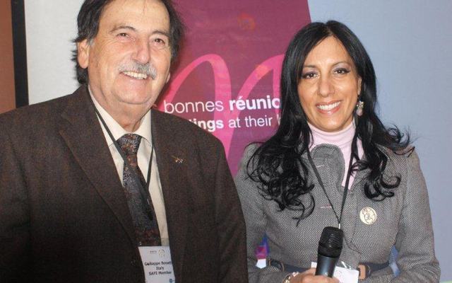 i dr. Giuseppe Bonatto e Antonia Nucera di ALICe Italia relatori a Barcellona.jpg