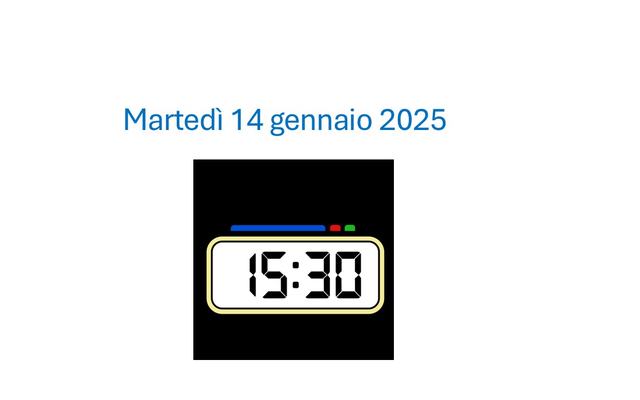 orologio 14 gennaio
